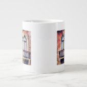 Reiseziele | Rustikales Venedig-Gebäude Jumbo-Tasse (Vorderseite)