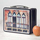 Reiseziele | Rustikales Venedig-Gebäude Metall Brotdose (Beispiel)