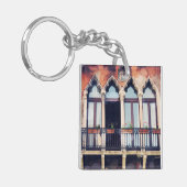 Reiseziele | Rustikales Venedig-Gebäude Schlüsselanhänger (Vorderseite links)