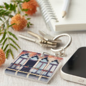 Reiseziele | Rustikales Venedig-Gebäude Schlüsselanhänger (Vorderseite rechts)