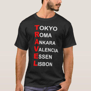 Reiseziele T-Shirt