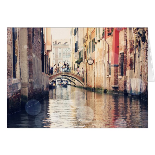 Reiseziele | Venice Gondolas Fotografie (Vorderseite (Horizontal))