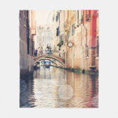 Reiseziele | Venice Gondolas Fotografie Fleecedecke (Vorderseite)