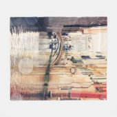 Reiseziele | Venice Gondolas Fotografie Fleecedecke (Vorderseite (Horizontal))