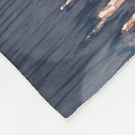 Reiseziele | Venice Gondolas Fotografie Fleecedecke (Ecke)