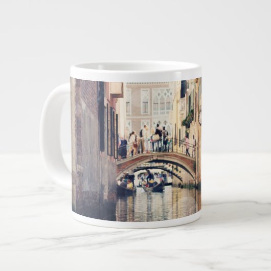 Reiseziele | Venice Gondolas Fotografie Jumbo-Tasse (Vorderseite Links)