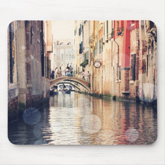 Reiseziele | Venice Gondolas Fotografie Mousepad (Vorne)