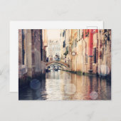 Reiseziele | Venice Gondolas Fotografie Postkarte (Vorne/Hinten)