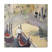 Reiseziele | Venice Plein Air Gondelbahn Fliese (Vorderseite)