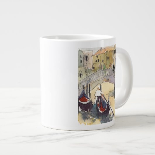 Reiseziele | Venice Plein Air Gondelbahn Jumbo-Tasse (Vorderseite Rechts)