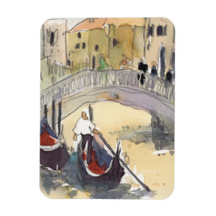 Reiseziele   Venice Plein Air Gondelbahn Magnet