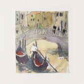 Reiseziele | Venice Plein Air Gondelbahn Wandteppich (Vorderseite)