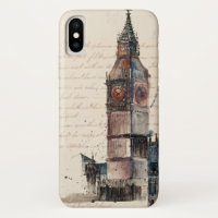 Reiseziele | Vintage Briefe von Big Ben