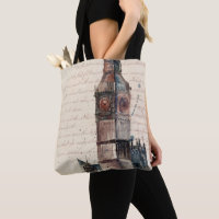Reiseziele | Vintage Briefe von Big Ben