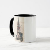 Reiseziele | Vintage Briefe von Big Ben Tasse (Vorderseite Links)