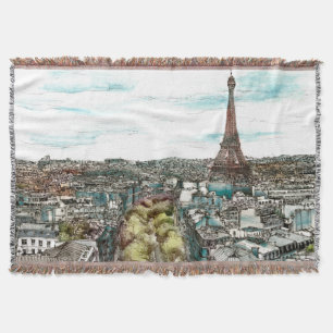 Reiseziele Vintage Eiffelturm in Paris Ansicht Decke