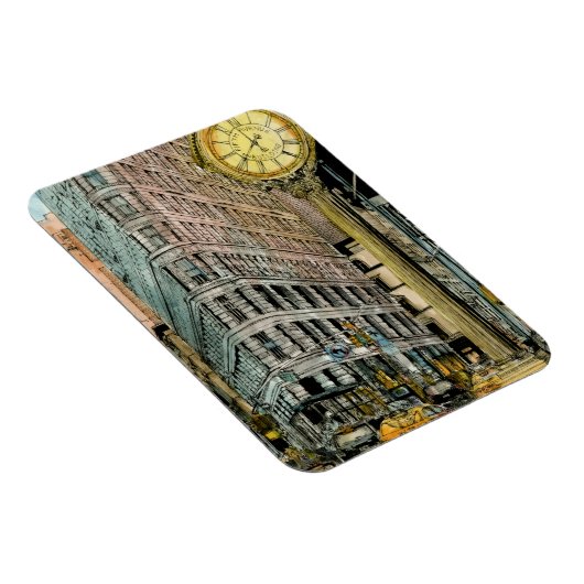 Reiseziele | Vintage Uhr Magnet (Rechte Seite)