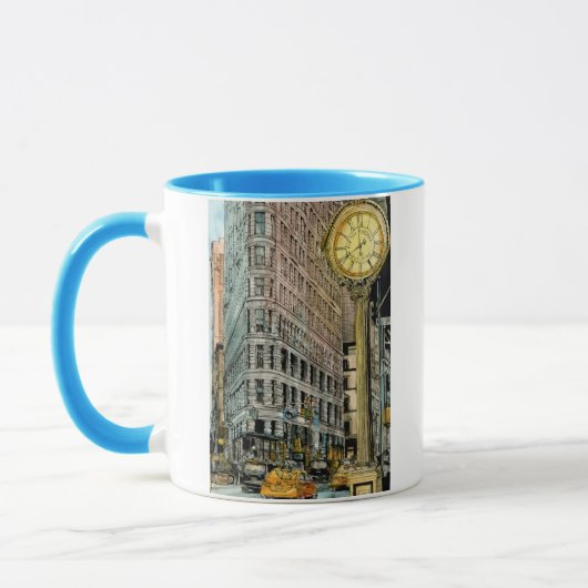 Reiseziele | Vintage Uhr Tasse (Links)