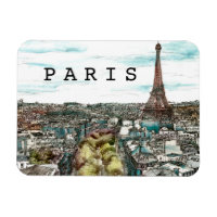 Reiseziele | Vintager Eiffelturm in Paris
