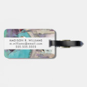 Reiseziele | Wasserfarbe Venedig Gondelfahrt Gepäckanhänger (Rückseite horizontal)