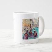 Reiseziele | Wasserfarbe Venedig Gondelfahrt Jumbo-Tasse (Vorderseite Rechts)