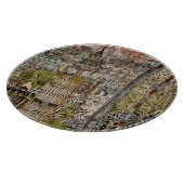 Reiseziele | Watercolor Big Ben & London Eye Schneidebrett (Ecke)