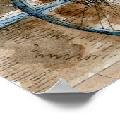 Reiseziele | Watercolor New York City View Poster (Ecke)