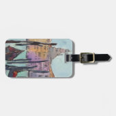 Reiseziele | Zwei Gondeln in der Skizze von Venedi Gepäckanhänger (Vorderseite horizontal)