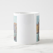 Reiseziele | Zwei Gondeln in der Skizze von Venedi Jumbo-Tasse (Vorderseite)