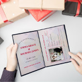 Reisezielpass Hochzeitssache Datum speichern Einladung