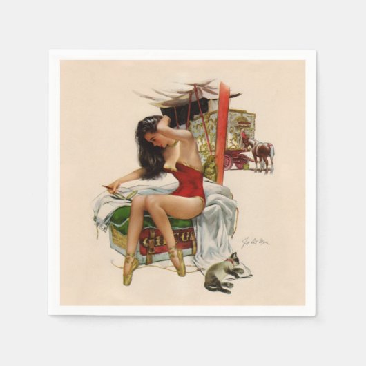 Reisezirkus Serviette (Vorderseite)