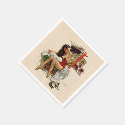 Reisezirkus Serviette (Ecke)