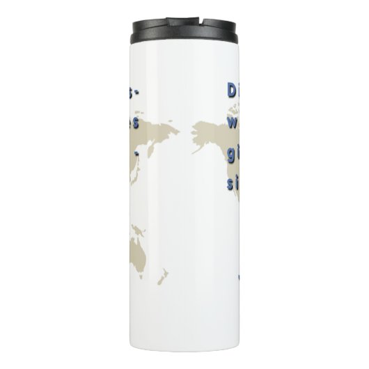 Reisezitat Thermosbecher (Rückseite)