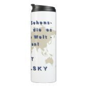 Reisezitat Thermosbecher (Nach rechts gedreht)