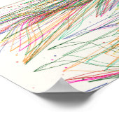 Reisfelder-Muster  Poster (Ecke)