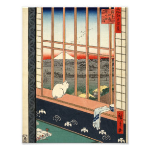 Reisfelder von Asakusa und Torinomachi-Fest. Fotodruck
