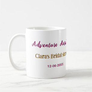 Reisfelderlebnis erwartet Brautparty Name fa Kaffeetasse