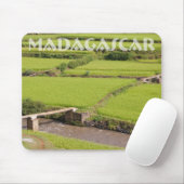 Reisfeldlandschaft in Madagaskar Mousepad (Mit Mouse)