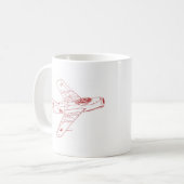 Reisigbündel Mig-15 Kaffeetasse (Vorderseite Links)