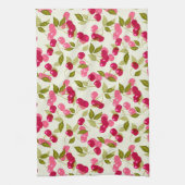 Reiskirsche Geschirrtuch (Vertikal)