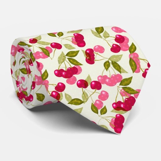 Reiskirsche Krawatte (Gerollt)