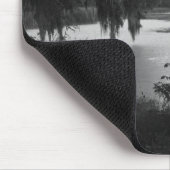 Reisklemme in Schwarz und Weiß | Moody Mouse Pad Mousepad (Ecke)