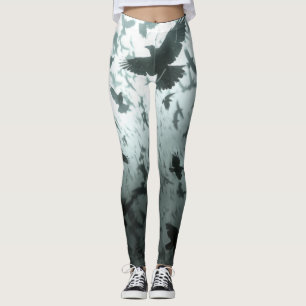 Reiß dich in Wings ein. Raven Leggings