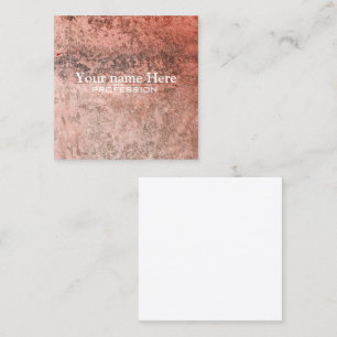 Reißbeton Quadratische Visitenkarte