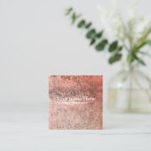 Reißbeton Quadratische Visitenkarte (Stehend Vorderseite)