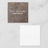 Reißbeton Quadratische Visitenkarte (Vorne/Hinten)