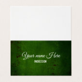 Reißbeton Visitenkarten (Außenseite Aufgefaltet)