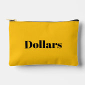 Reißbeutel in kanadischer oder US-Dollar Zubehörtasche (Vorderseite)