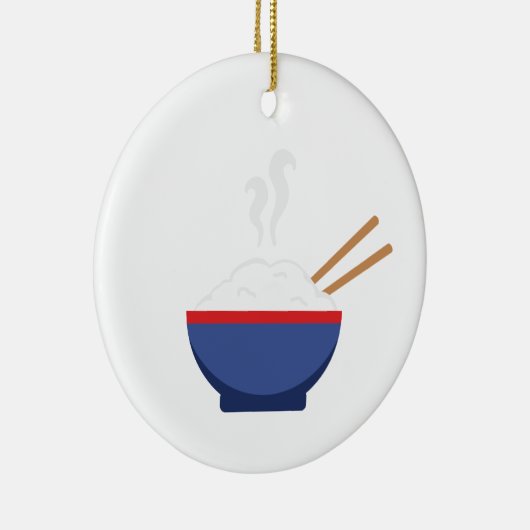 Reisschale Keramik Ornament (Rechts)