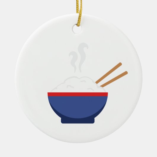 Reisschale Keramik Ornament (Vorne)